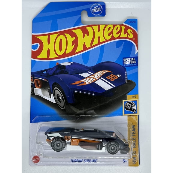 Hot Wheels Turbine Sublime Blue HW 55 Race Team 1/5 39/250