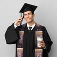 thumbnail image 5 of Fuzoiu Dog in Lavender Flowers Print Graduation Sash,Graduation Stole,Unisex Adult Graduation Stole Shawl 91" Long,for Academic Commencements Shawl-Sharp Corner, 5 of 7