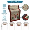thumbnail image 6 of Beige Christmas Table Runner 48 Inches Long Farmhouse Dress Scarves, Snowman Xmas Tree Birch Snowflakes Red Plaid Dining Tablerunner for Coffee Table/Kitchen Island/Party Décor, 13" x 48", 6 of 8