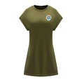 thumbnail image 1 of Vestido corto de verano para mujer, vestido sencillo de primavera con cuello redondo para trabajar y caminar , s S, 1 of 7