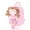 Peach, variant on Toddler Doll for Kindergarten Soft Plush Curly Hair Girl Ballerina Doll Pocket Pink 9"