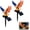 2pcs- Style B, variant on Personalized Solar Eagle Garden Light, America 250th Anniversary Solar Stake Light, Patriotic Memorial Day Decor, Decorations Outdoor Memorial Day (Style B)
