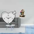 thumbnail image 2 of Reloj De Pared Acrílico Con Forma De Corazón Y Decoración De Escritorio, Diseño Creativo, Movimiento Silencioso, Adorno De Mesa único Para Sala De Estudio, Cafetería, Oficina, Vacaciones, 2 of 8