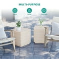 thumbnail image 7 of MOALCOFER 14''Outdoor Side Table,Square Concrete End Table for Patio, 7 of 7