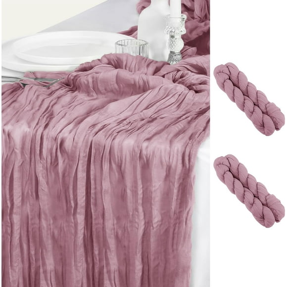 YQHWQ Dirty Pink Bridal Shower Table Runner