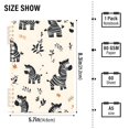 thumbnail image 3 of Haosy Cartoon Zebras and Leaf Notebooks 2 Pcs 1-subject Journal 60 Sheets A5 College Ruled Paper Detachable Ring 8.3"x5.7", 3 of 8