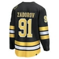 thumbnail image 3 of Men's Fanatics Nikita Zadorov Black Boston Bruins Home Breakaway Player Jersey, 3 of 3