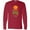 Red, variant on Inktastic Happy Fall Y'all, Pumpkin, Arrow, Fall, Autumn Long Sleeve T-Shirt