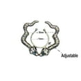thumbnail image 2 of Nipple rings Clip on Faux jewelry Adjustable clip to fit two snakes design, 2 of 5