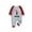 Red C, variant on Onesie for Baby Boys and Girls Holiday Family Dinner Coordinated Outfit Memory Festive Season Picture Matching Loungewear Celebration Set Easy Care Machine Washable Essential