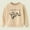 Khaki, variant on NAISIBABY Girls Sweatshirts, Long Sleeve Crew Neck Cute Prints Casual Pullover Tops Khaki 4T