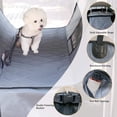thumbnail image 3 of Hamaca de coche para perros VIVAGLORY, acolchada, duradera, gris, para la mayoría de los coches, 3 of 7