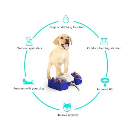 Dog Outdoor Drinking Water Fountain Step On Dog Sprinkler Toy Easy Paw Activated Drinking Pet Dispenser Walmart