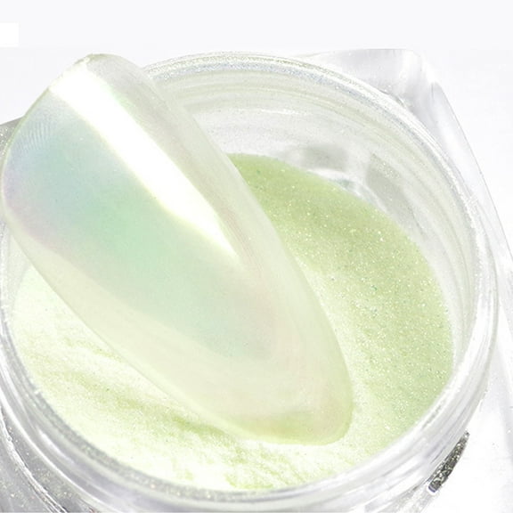 Chrome Nail Powder Mirror Pigment,Iridescent Aurora Mermaid Pearl Dust Kit for Gel Nails Manicure,DIY Nail Art Decoration