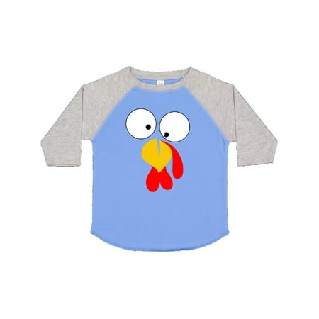 

Inktastic Thanksgiving Goofy Turkey Face Gift Toddler Boy or Toddler Girl T-Shirt