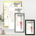 thumbnail image 4 of Designart 'Trendy Fashion Woman II' Children's Art Framed Art Print, 4 of 4