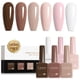 thumbnail image 1 of Kit de esmaltes de uñas en gel CANNI, 6 colores, rosa nude, 9 ml Soak Off, 1 of 8