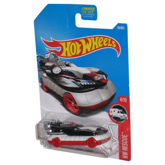 Hot Wheels HW Rescue 4/10 (2015) Black White & Red Hover Storm Toy Car 40/365