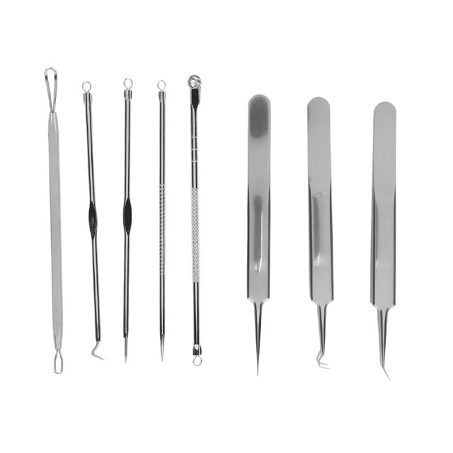 Pinzas para espinillas Sincero de Acero inoxidable con Caja de almacenamiento