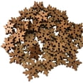 thumbnail image 1 of LEEYNEER100pcs Christmas Snowflake Shape Design DIY Wooden Buttons for Scrapbooking Craft DIY 18MM, 1 of 6