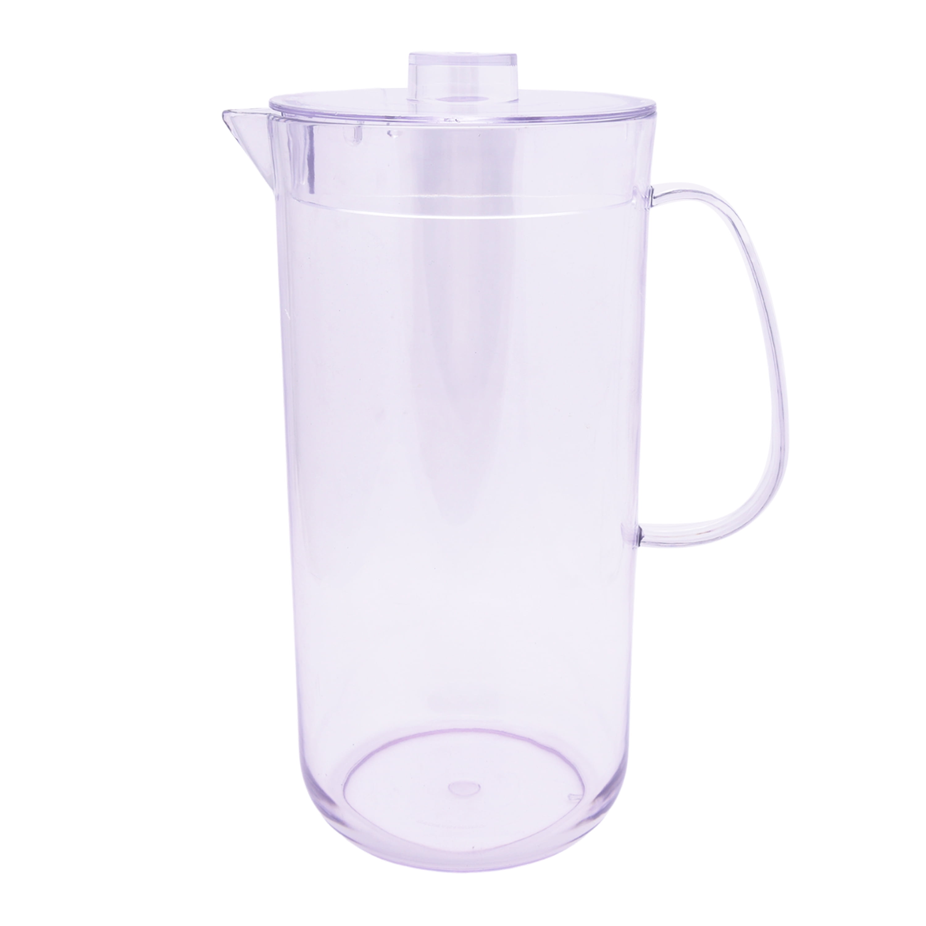 Mainstays 2-Quart Clear Pitcher with Turquoise Lid 