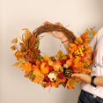 thumbnail image 4 of Guirnalda Artificial Calabazas Guirnalda De Hojas De Arce Guirnalda Colgante Para Puerta Para La Decoración De Halloween De Acción De Gracias Moyic HA037501-00, 4 of 6