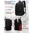 thumbnail image 3 of Mochila EYAMU para portátil de viaje de 60 litros con puerto de carga USB de 17 pulgadas, 3 of 9