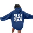 thumbnail image 3 of WEAIXIMIUNG Sweat à Capuche Zippé pour Femmes, Manches Longues, Imprimé Graphique, avec Cordon de Serrage, 3 of 6