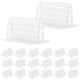 thumbnail image 1 of SHOWERORO 20Ud Portapaneles Transparentes Adhesivos Para Números De Y Avisos Visibles, 1 of 8