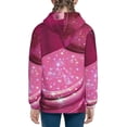 thumbnail image 6 of Kdxio Sparkling Pink Toilet Pattern Kids Boys Girls Zip Up Hoodie 3D Printed Hooded Sweatshirt Hoody Coat with Pocket 7-12 Y-Medium, 6 of 6