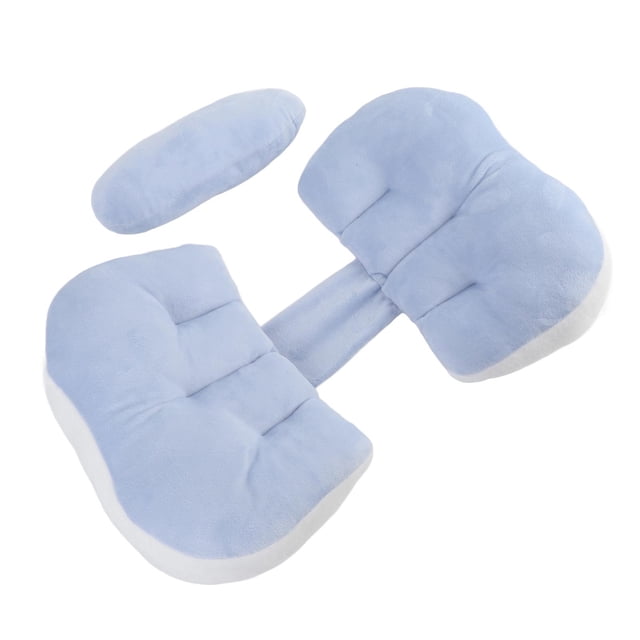 Polyester Fiber Pregnancy Wedge Pillow Multifunctional Household U Shaped Pillow for Lumbar Support,Side Sleeping and Belly Support