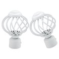 thumbnail image 4 of 2pcs Curtain Pole Finials Iron Curtain Rod End Cap Finials For Curtain Decoration, 4 of 8