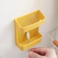 thumbnail image 3 of TIELUTT Wall Mounted Non Perforated Remote Control Storage Multifunctional Wall Shelf Bedside Mobile Soap Holder Small Dish Drying Tray Kitchen Rack over Grill Prep Trays Utensil Holder, 3 of 3