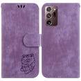 thumbnail image 2 of Compatible with Samsung Galaxy Note 20 Ultra Embossed Cute Tiger Flip Folio Wallet Case Card Pocket Holder Cover, 2 of 5