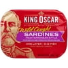 (3 pack) (3 Pack) King Oscar One Layer Mediterranean Style Sardines, 3.75 oz