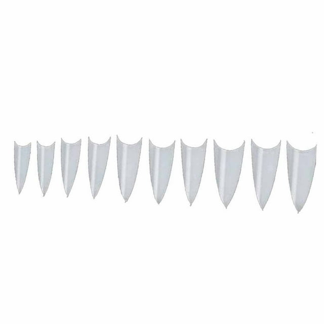 French Fake Acrylic Nail Tips Eextension False Fingernail Diy Nail Accessories Transparent