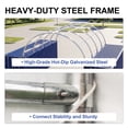 thumbnail image 5 of Chery Industrial 20x20FT PE Fabric Shipping Container Canopy Shelter,Water Resistant, UV Protected, 5 of 14