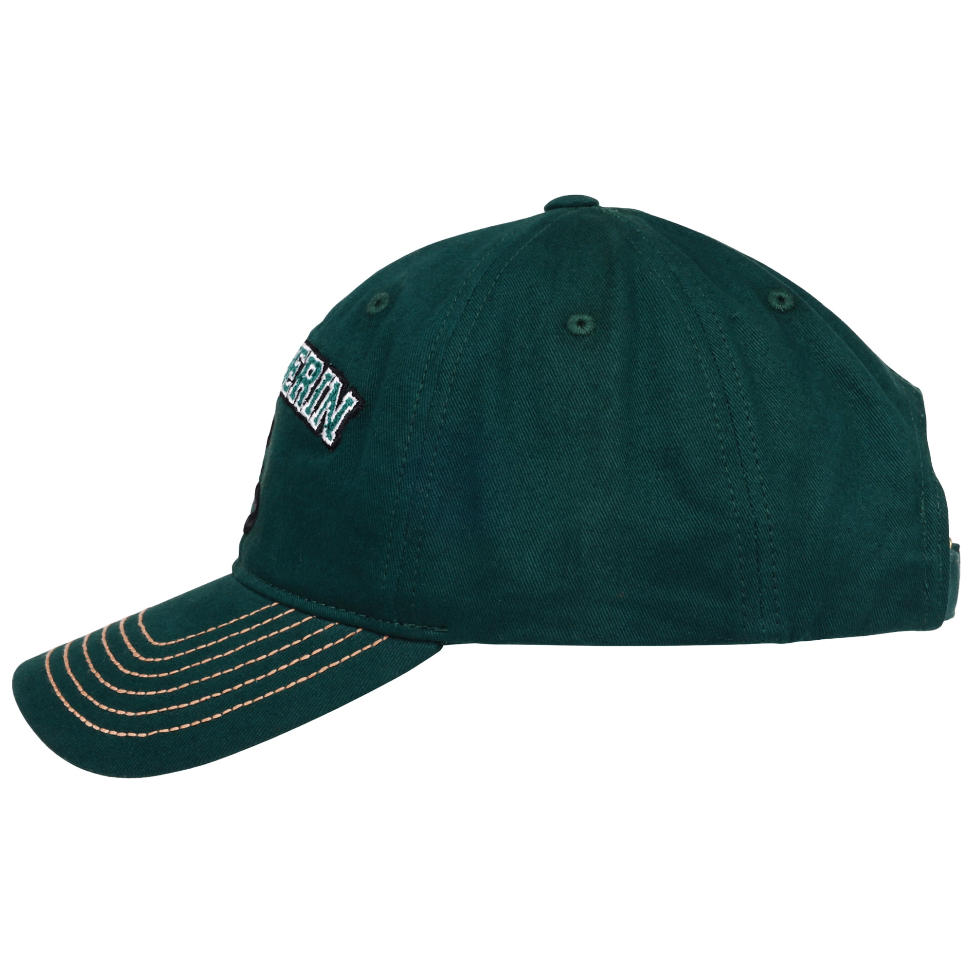 Harry Potter Baseball Cap, Slytherin Dad Hat with Curved Brim, Green, One Size