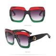 thumbnail image 3 of Large Oversized Square Luxury Sunglasses Gradient Lens Vintage Women Fashion New, 3 of 26