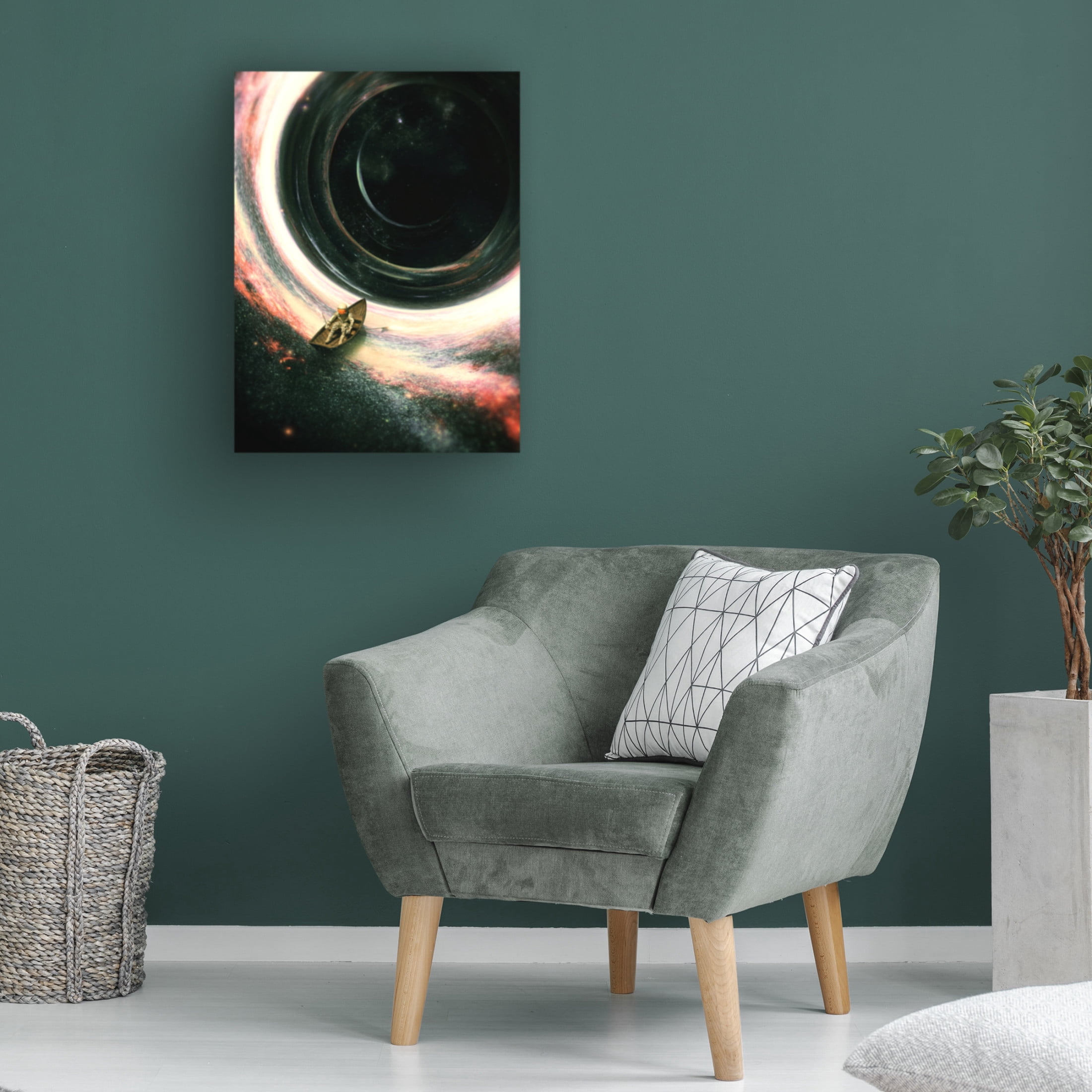 Canvas Wall Art - Francis Minoza 'Lost Sailor' Wall Art for Living Room, Bedroom, or Office D?cor by Trademark Fine Art - 18 x 24 Inches
