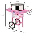 thumbnail image 2 of Commercial Cotton Candy Machine Floss Maker with Cart by Great Northern Popcorn, 2 of 6