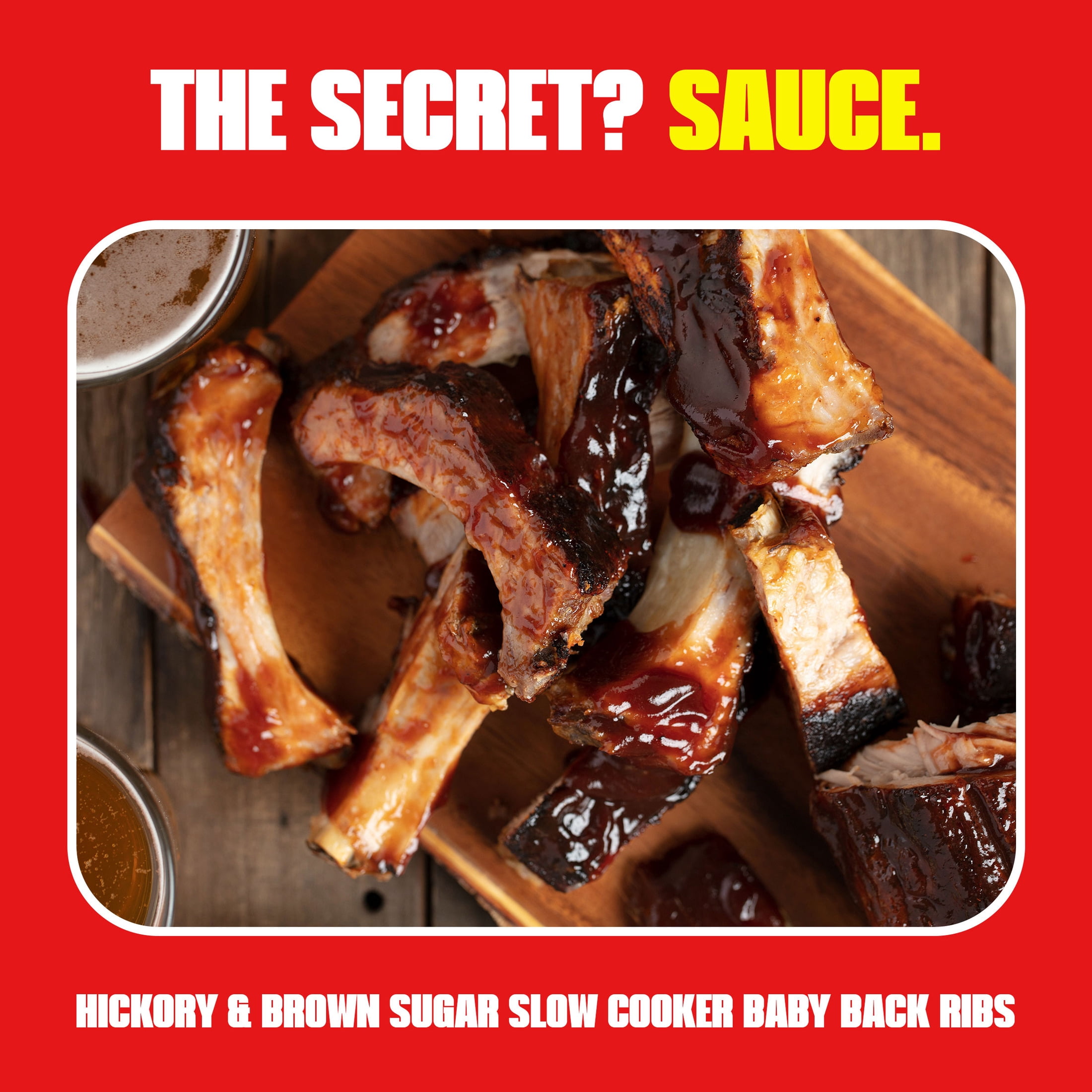 (12 pack) Sweet Baby Ray's® Hickory & Brown Sugar Barbecue Sauce 28 oz