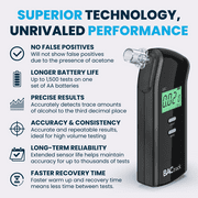 BACtrack S80 Breathalyzer | دقة من الدرجة المهنية | DOT & amp؛ وافق NHTSA | FDA 510 (k) Cleared | اختبار الكحول في التنفس المحمول للشخصية & أمبير ؛ الاستخدام المهني