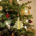 thumbnail image 5 of Adorno navideño Foohvr de cobre 3D colgante diseño estrella y árbol de Navidad, 5 of 5