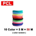thumbnail image 2 of PLA Filament For 3D Pen Filament, 10 Rolls 5M Diameter 1.75mm 50M Plastic Filament For 3D Pen 3D Printer Pen Replacement ,Easy to Use, 2 of 7