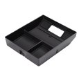 thumbnail image 1 of Bandeja organizadora de reposabrazos,Soporte de la caja de almacenamiento del reposabrazos de la consola central,Bandeja organizadora de inserción de consola central con 3 ranuras,Accesorios shamjiam Bandeja organizadora de reposabrazos, 1 of 7