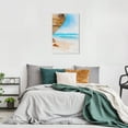 thumbnail image 2 of Wynwood Studio Canvas Cliffside Beach Nautical and Coastal Coastal Landscapes Wall Art Canvas Print Blue Light Blue 16x24, 2 of 5