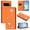 Orange, variant on Leather For Google Pixel 9 / Pixel 9 Pro Case 【RFID Blocking】Ballet Girl Flip Wallet Leather Case With Card Holder Magnetic Closure Phone Cases Cover,Green