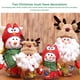 thumbnail image 5 of Cateissary Caja de dulces de Navidad, adorno de para el hogar, soportes para envolver, soporte para regalo de Navidad, suministros para fiestas Muñeco de nieve grande, 5 of 6