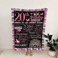 thumbnail image 4 of 30th Birthday Gifts for Women, 30th Birthday Throw Blanket, 30 Year Old Birthday Gifts for Women, 30th Birthday Decorations for Women, Gifts for 30th Birthday Woman Blanket on Anniversary, 4 of 5